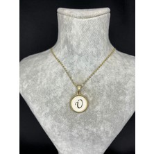 Ü Harfi Çelik Kolye