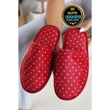 Kadın Kışlık Terlik Peluş Yıkanabilir Günlük Ev Terliği Misafir Çeyiz Bohça Gelin Terliği