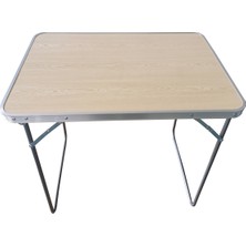 Padilon Katlanır Kamp Masası 2-4 Kişilik Taşıma Çantası Hediyeli 80X60X70 cm