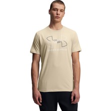 Under Armour Gl Foundation Update Erkek Bej Yuvarlak Yaka Tişört