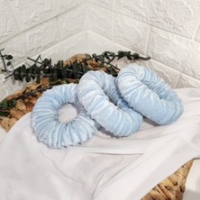 Nişam Tepsisi Süleme Halka Kadife Pofuduk Fincan Altı Mavi 1 Adet