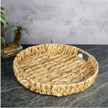 Hasır Yuvarlak Tepsi