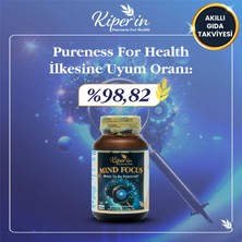 Kiperin Mind Focus Aslan Yelesi Mantarı, Sitikolin, Rhodiola, L-Theanin .. (1440MG) | Akıllı Gıda Takviyesi