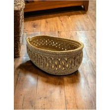 Jüt Sepet Hasır Organizer Ekmeklik Mutfak Sepeti Meyve Sepeti