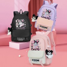 Namis Mysterious Shop Kuromi Kız Okul Çantası Sırt Çantası (Yurt Dışından)