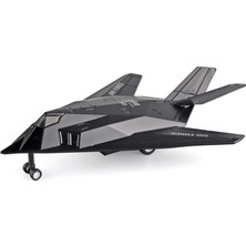 Xiaobang Alaşım F117 Savaş Uçağı Geri Çek Çocuk Uçak Oyuncak Modeli Uçamaz (Yurt Dışından)