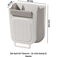 Katlanabilir Asılabilir Çöp Kovası – Akıllı Tasarım, Pratik Kullanım! Mutfak, Banyo ve Ofisler Için Yer Tasarruflu Şık Çöp Kutusu (Katlanabilir & Asılabilir Model)