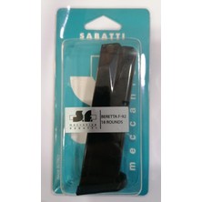 Sabatti Beretta F92 Yedek Şarjör 18 Li Siyah