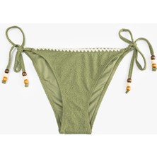 Koton Kroşe Detaylı Boncuklu Yanları Ipli Bikini Altı