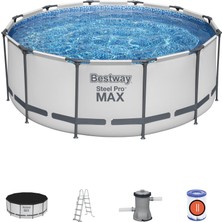Bestway® 56420 Steel Pro Max™ Yer Üstü Prefabrik Havuz Seti 3,66 M x 1,22 M