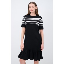 Love My Body Kısa Kollu Triko Elbise C.siyah 124L9362000