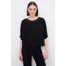 Love My Body Payet Detaylı Bluz