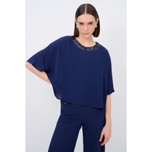 Love My Body Payet Detaylı Bluz