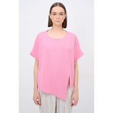 Love My Body Vıskon Asimetrik Bluz