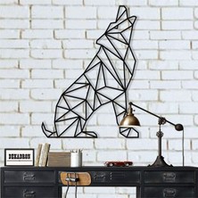 Dekadron Geometrik Kurt Metal Tablo