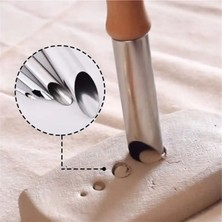 Kil Delik Açacağı, Modelleme Delik Açma, Çölekçilik, Ahşap Saplı Paslanmaz Çelik-Set 4 Adet