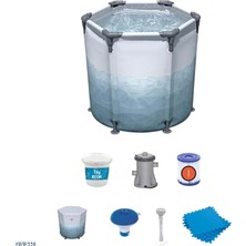Bestway Lay-Z-Spa Soğuk Terapi Buz Banyosu Küveti Seti, Tek Kişilik BW558 6002K