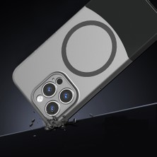 Apple iPhone 15 Pro Max Kılıf M-Safe Şarj Özellikli Mıknatıslı Duble Kapak