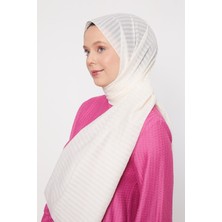 Levidor Lêvi D'or Krem Çizgili Shinga Şal