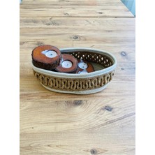 Hasır, Jüt, Sepet, Dolap Içi, Düzenleyici, Saklama Sepeti, Ekmek SEPETI,30X20X10