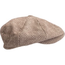 Kaşmir Ingiliz Balık Sırt Desenli Model Kasket Şapka Peaky Blinders