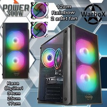Warbox Papel I3 3.30GHZ 16GB Ram 240GB SSD 250GB HDD R7 240-4GB E.kartı 20" Monitör Masaüstü Bilgisayar