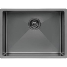 Ukinox Color x 500 Titanium Eviye (Tezgah Üstü)