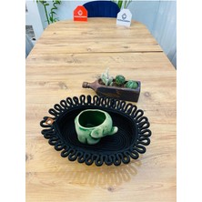 Hasır, Jüt,çirtikli  Sepet, Dolap Içi, Düzenleyici, Saklama Sepeti, Ekmek SEPETI,30X20X19