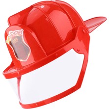 5 Adet Çocuk Itfaiyeci Itfaiyeci Cosplay Oyuncak Seti Kask Yangın Söndürücü Interkom Balta Anahtarı (Yurt Dışından)