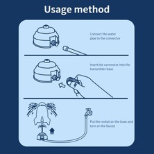 Roket Fırlatıcı Oyuncaklar Açık Roket Su Basıncı Kaldırma Sprinkler Oyuncak Eğlenceli Etkileşim Bahçe Çim Su Püskürtme Oyuncaklar Çocuklar Için (Yurt Dışından)