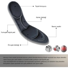 Active Team BC03 | Memory Foam, Tüm Ayakkabılarla Uyumlu, Rahat, Konfor, Darbe Emici ve Yumuşak İç Tabanlık