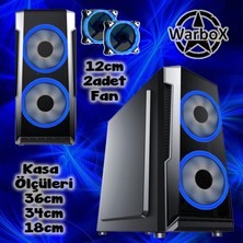 Warbox Trevor I3 3220 3.30GHZ 16GB Ram 240GB SSD 250GB HDD R7 240-4GB E.kartı 22" Monitör Masaüstü Bilgisayar