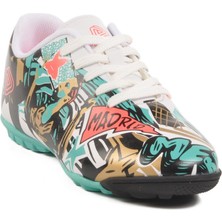 Beyaz Çocuk Halı Saha Ayakkabısı Playup FH-251-145 F