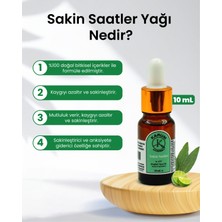 Karum Academy Aromaterapi-Sinerji  Doğal Cam Damlalıklı Sakin Saatler Buhurdanlık, Difüzör 10ml