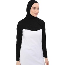 Altobeh Boyunluklu Boneli Uzun Kolluk - Siyah
