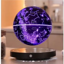Manyetik Sihirli Takım Yıldızı Temalı Rgb LED Dokunmatik 14CM Çap Küre 6'' Havada Denge 360 Derece