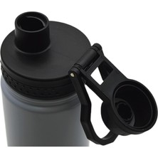 Noki Vidalı Kapak Taşıma Kulplu Çelik Termos Matara 540 ml (T-0126)