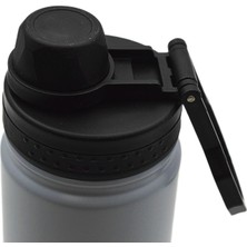Noki Vidalı Kapak Taşıma Kulplu Çelik Termos Matara 540 ml (T-0126)