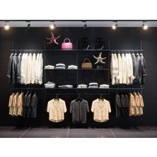 Mağaza Raf Sistemi, Askılık Sistemi, Butik Rafı, Mağaza Stand, Giyinme ODASI-245X200