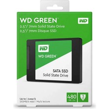 Wd Green 480 GB WDS480G3G0A 545-465 3D Nand 2.5" SATA 3 SSD Disk