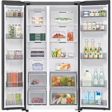 Samsung RS70F65QETTR 655 Lt Gardırop Tipi Inox Buzdolabı