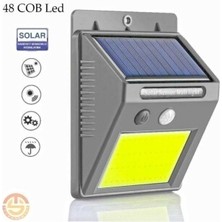 Hareket Sensörlü Solar 48 LED Bahçe Lambası