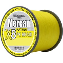 Mercan Pe Örgü Platinum X8 Sarı Ip 1000M Misina