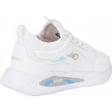 Rahat, Hafif, Ortopedik, Yazlık, Bağcıksız, Fileli Sneaker Beyaz Çocuk Spor Ayakkabı