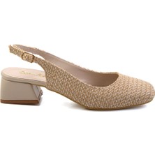 Bej  Kadın Klasik Topuklu Ayakkabı K01823123218