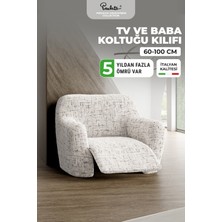Paulato Lazboy Koltuk Koruma Kılıfı Tv ve Baba Koltuk Kılıfı Lazboy Koltuk Örtüsü - Beyaz