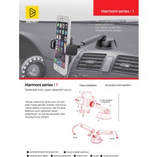 Iberry Harmoni1 
H01 Teleskopik Vantuzlu 
süper Adaptatif Araç Içi Telefon Tutucu