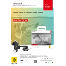 Iberry Harmoni1 
H01 Teleskopik Vantuzlu 
süper Adaptatif Araç Içi Telefon Tutucu