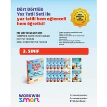 3. Sınıf 4x4'lük Tatil Tekrar Seti | 12 Fasikül+Bilişsel ETKINLIKLER-2025