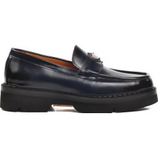Aspor Lacivert Açma Erkek Loafer Ayakkabı Premium